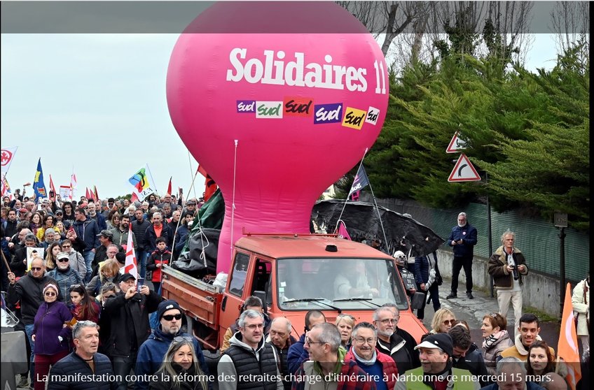 15 mars Narbonne l'Indep