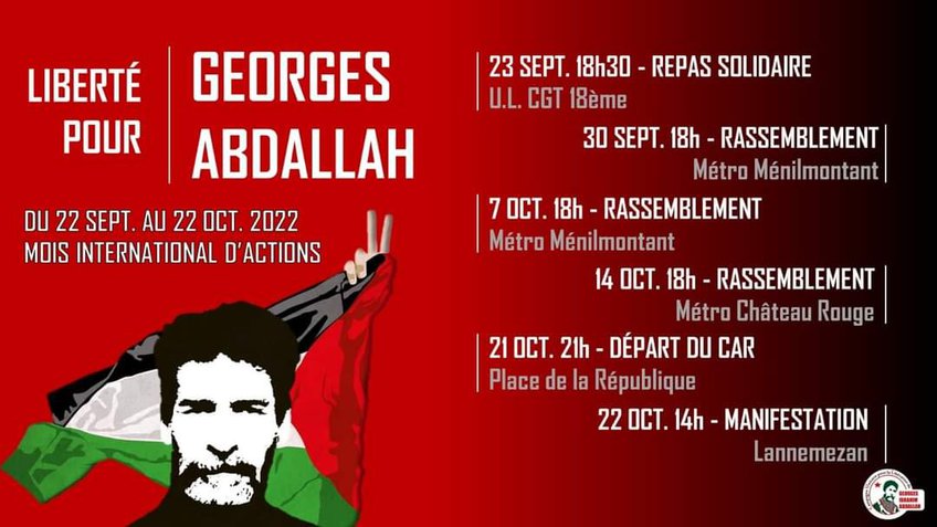 Calendrier d'actions