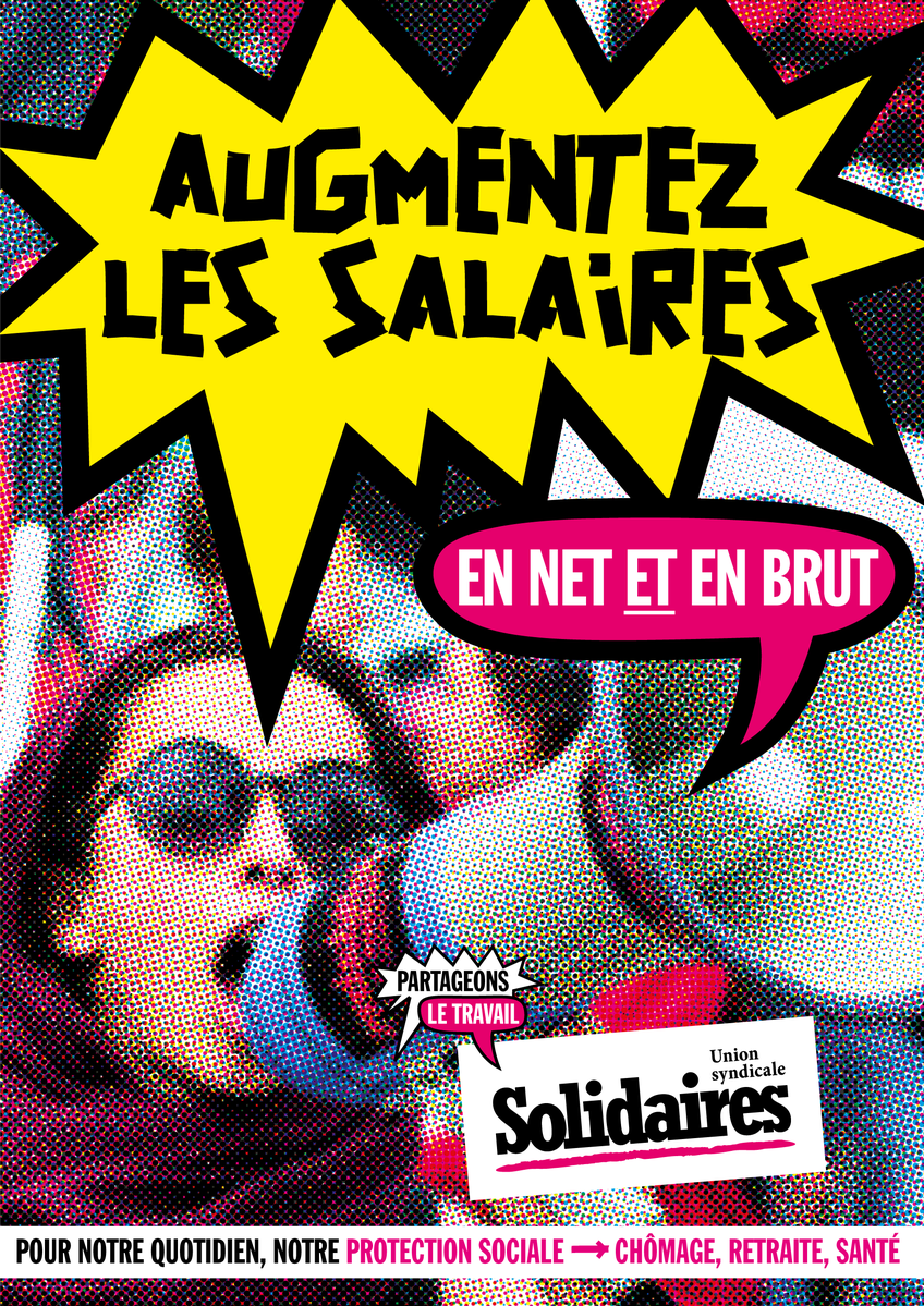 Affiche Augmentez les salaires